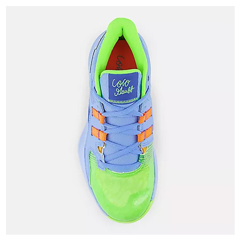 Juniors` Coco CG1 Tennis Shoes Blue and Green Footwear New Balance