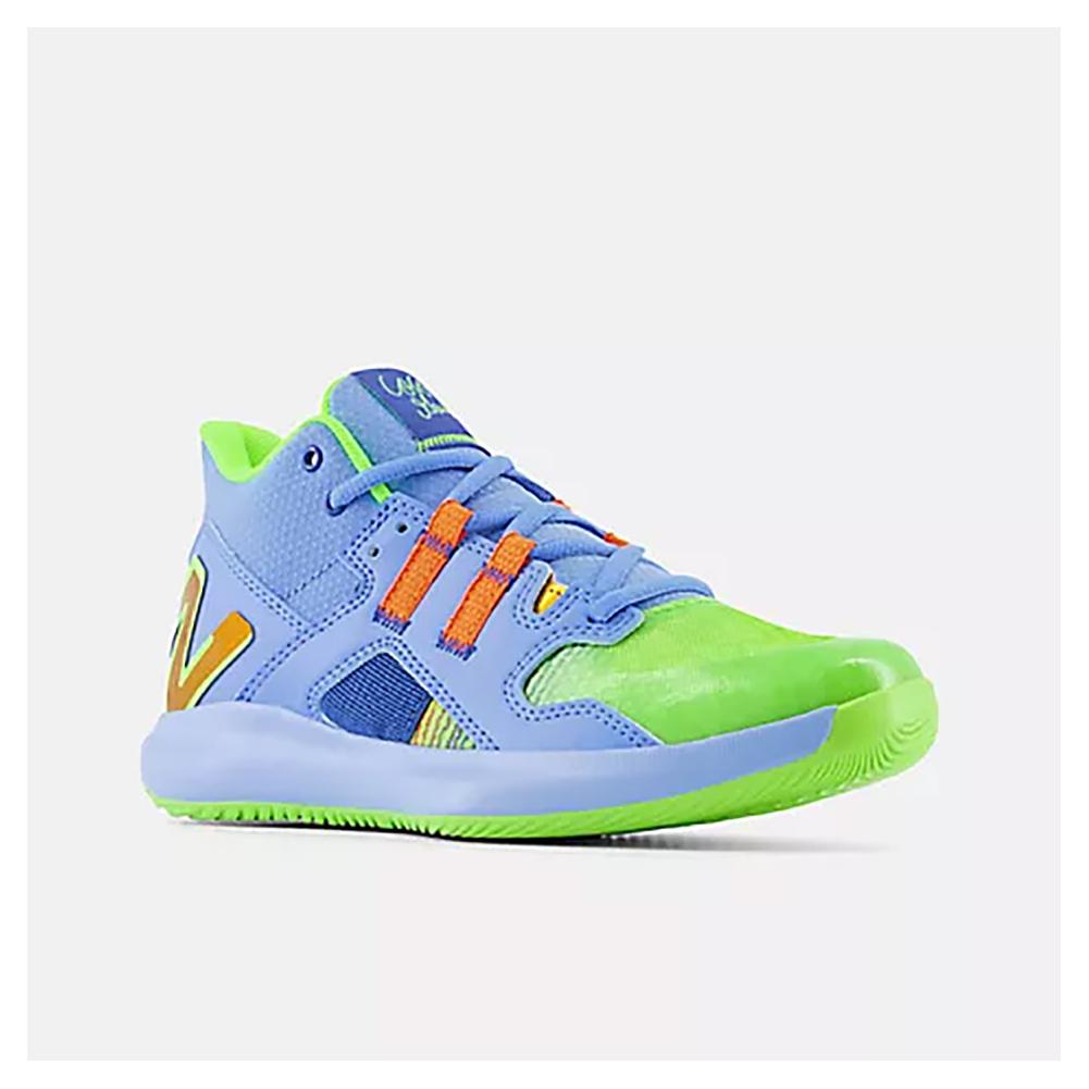 Juniors` Coco CG1 Tennis Shoes Blue and Green Footwear New Balance