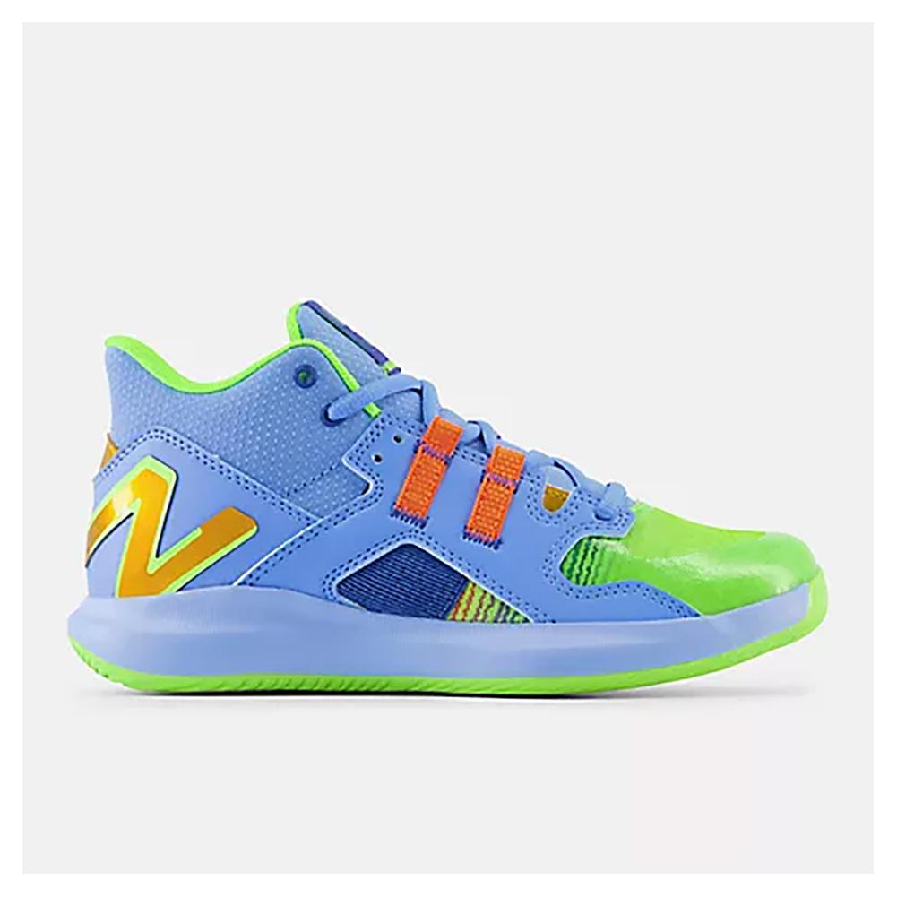 Juniors` Coco CG1 Tennis Shoes Blue and Green Footwear New Balance