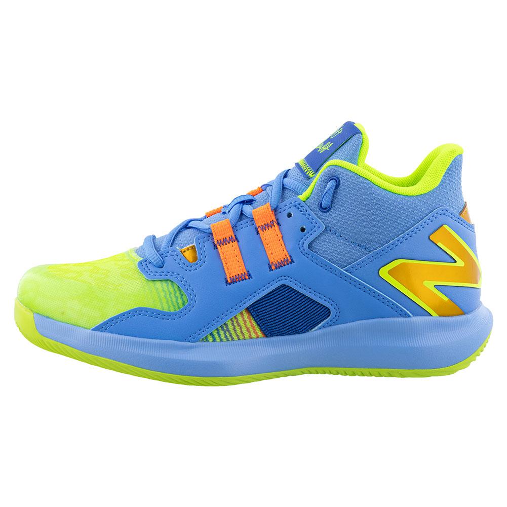 Juniors` Coco CG1 Tennis Shoes Blue and Green Footwear New Balance