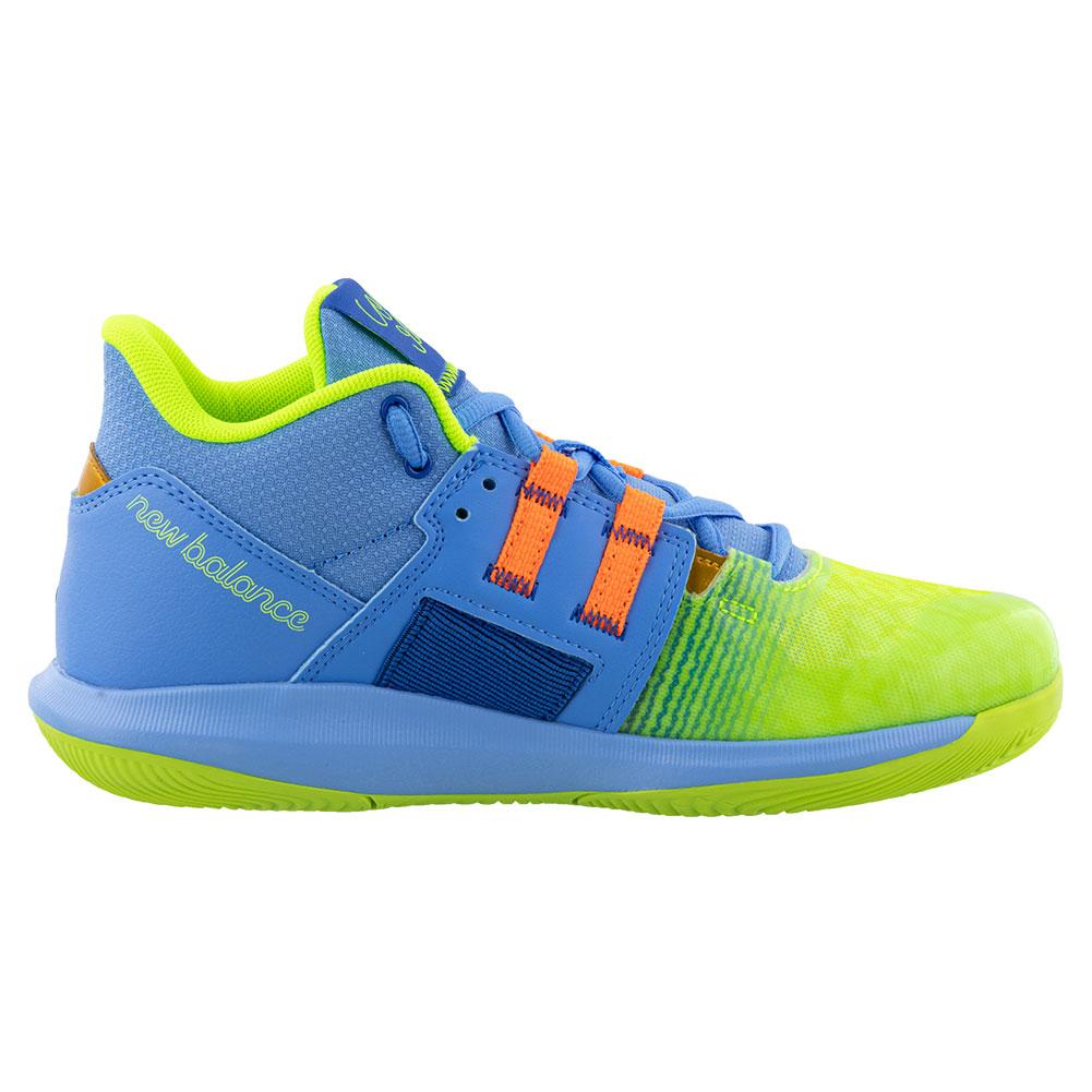 Juniors` Coco CG1 Tennis Shoes Blue and Green Footwear New Balance