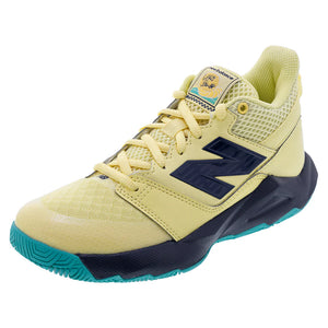 Juniors` Coco CG2 Tennis Shoes Parchment and Navy Footwear New Balance