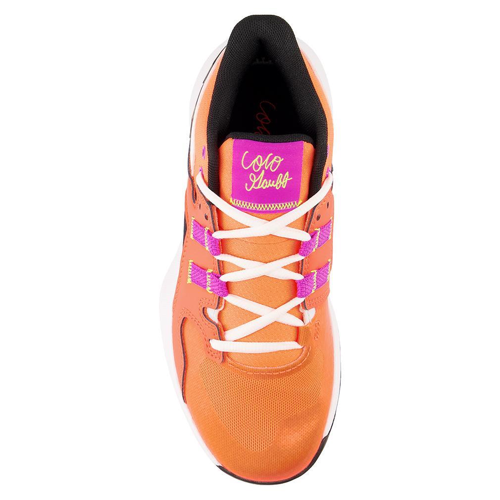 Juniors` Coco CG1 Tennis Shoes Cosmic Rose and Neon Dragonfly Footwear New Balance
