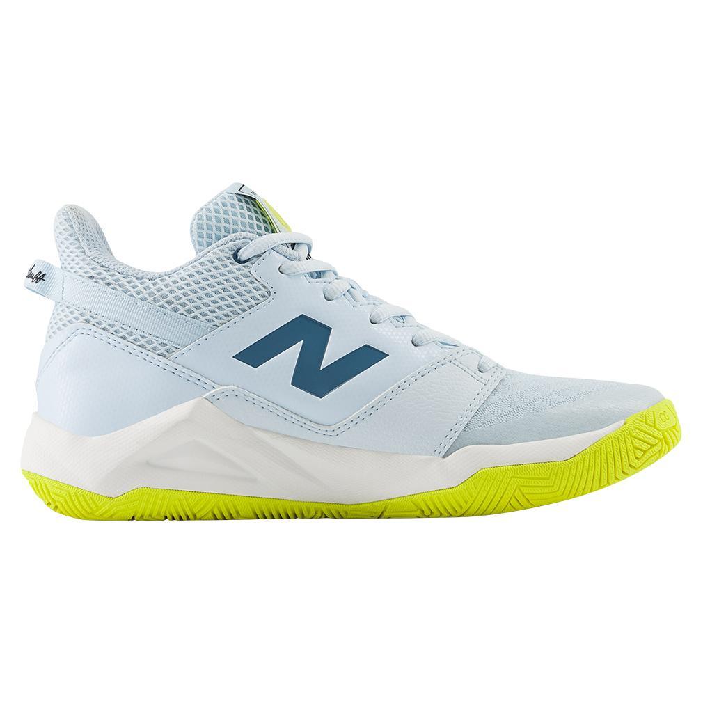 Juniors` Coco CG2 Tennis Shoes Quarry Blue and Firefly Footwear New Balance