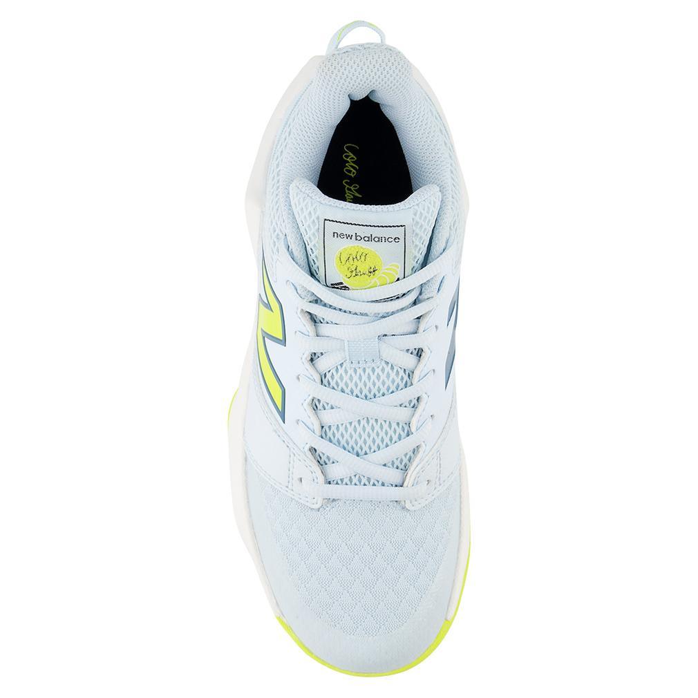 Juniors` Coco CG2 Tennis Shoes Quarry Blue and Firefly Footwear New Balance