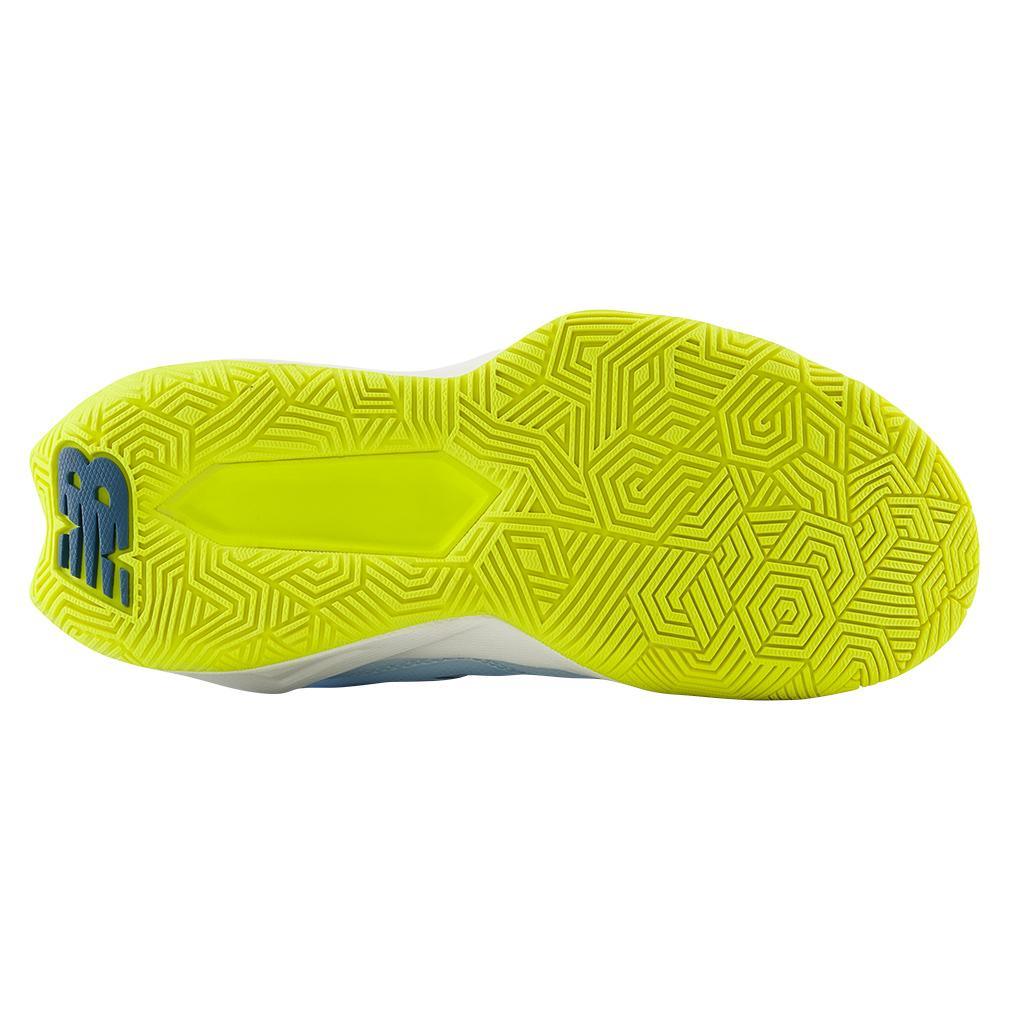 Juniors` Coco CG2 Tennis Shoes Quarry Blue and Firefly Footwear New Balance