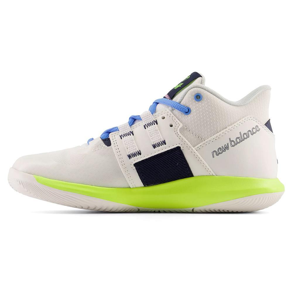 Juniors` Coco CG1 Tennis Shoes White and Hi-lite Footwear New Balance