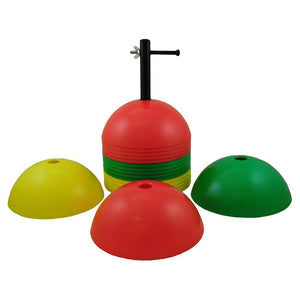 Dome Cones Set Of 18 Training Equipment Oncourt Offcourt