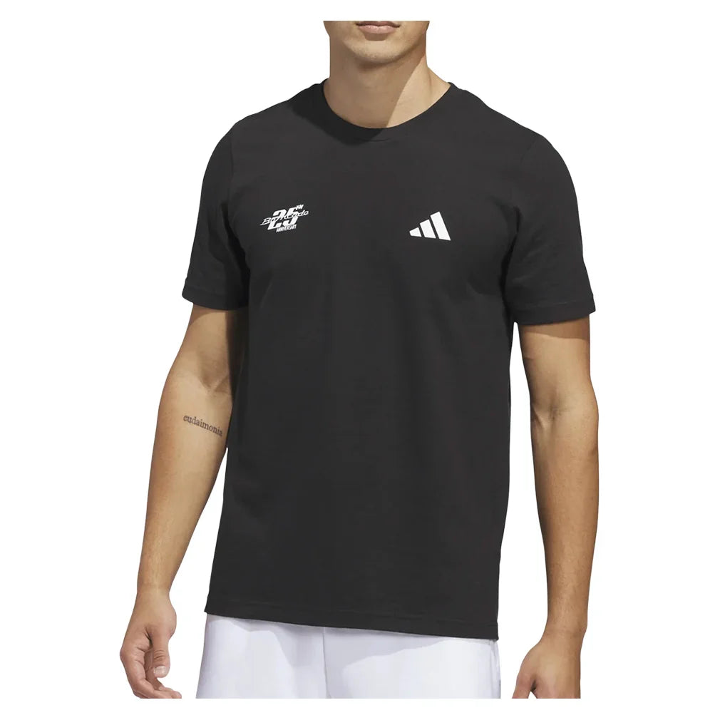 Men`s Barricade Tennis T-Shirt Black Apparel Adidas