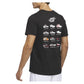 Men`s Barricade Tennis T-Shirt Black Apparel Adidas