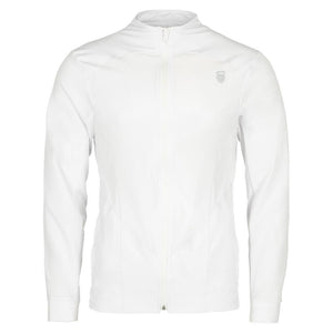 Men's Shield Tennis Jacket White Apparel K-Swiss