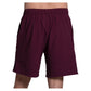 Men's Ripstop 7 Inch Tennis Short Wine Apparel K-Swiss
