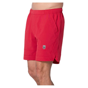 Men's Ripstop 7 Inch Tennis Shorts Chili Apparel K-Swiss