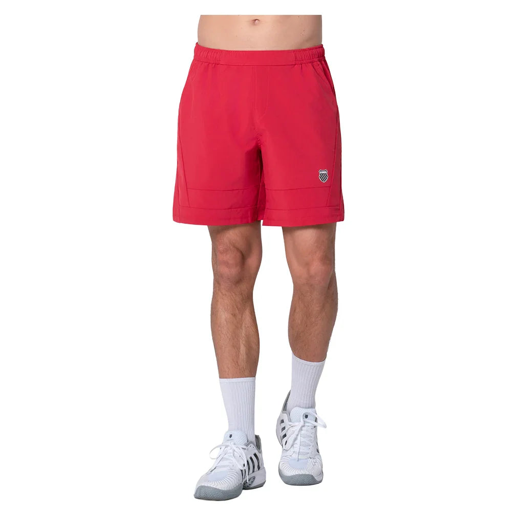 Men's Ripstop 7 Inch Tennis Shorts Chili Apparel K-Swiss