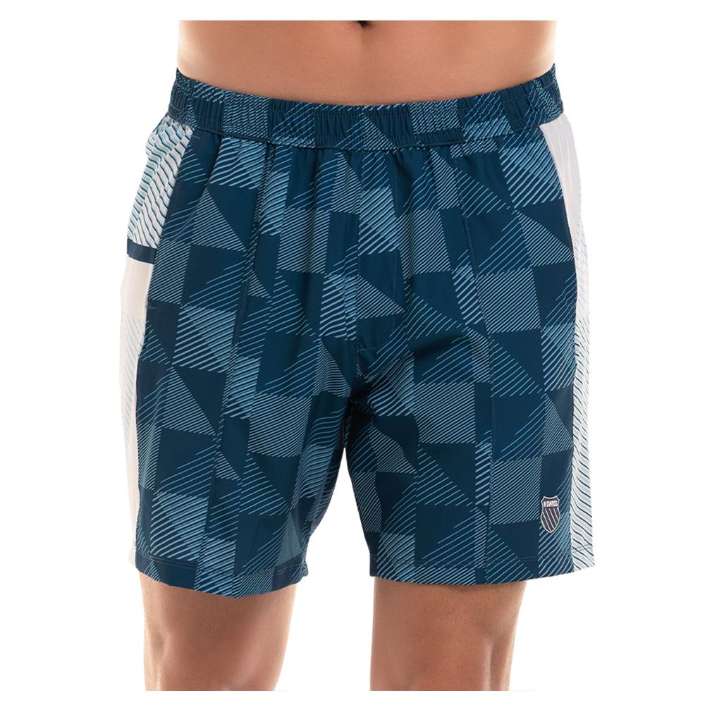Men's Blue Heat 7 Inch Tennis Short Orion Apparel K-Swiss
