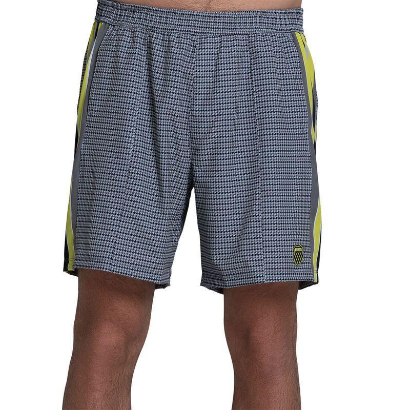 Men`s Striker 7 Inch Tennis Short Sharkskin Apparel K-Swiss