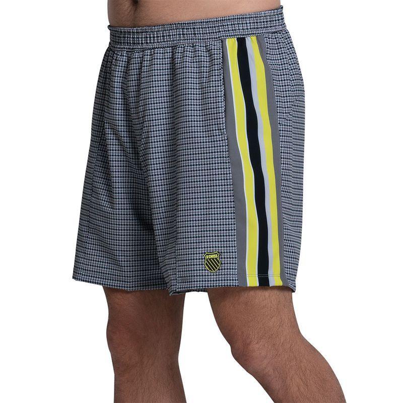 Men`s Striker 7 Inch Tennis Short Sharkskin Apparel K-Swiss