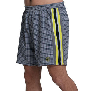 Men`s Striker 7 Inch Tennis Short Sharkskin Apparel K-Swiss