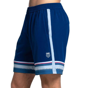 Men's So Cal 7 Inch Tennis Short Malibu Blue Apparel K-Swiss