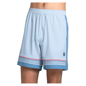 Men`s Apollo 7 Inch Tennis Short Zinc Apparel K-Swiss