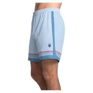 Men`s Apollo 7 Inch Tennis Short Zinc Apparel K-Swiss