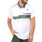 Men's Camo Stripe Short Sleeve Tennis Polo White Apparel K-Swiss