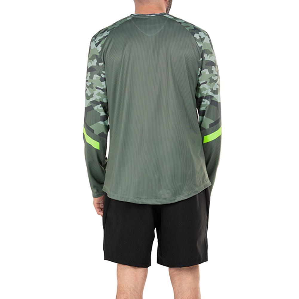 Men's Urban Camo Long Sleeve Tennis Top Apparel K-Swiss