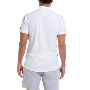 Men's Arise Short Sleeve Tennis Henley White Apparel K-Swiss