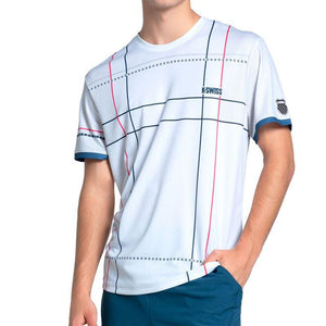 Men`s So Cal Short Sleeve Tennis Top Moonstruck Apparel K-Swiss