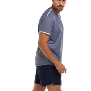 Men's Emerge Short Sleeve Tennis Crew White Apparel K-Swiss