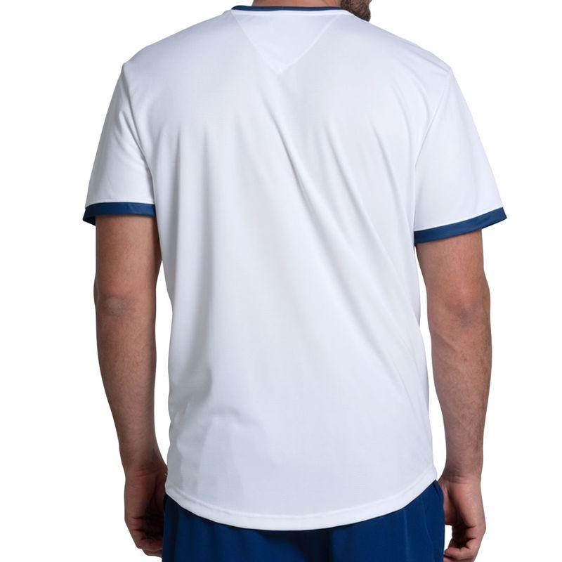 Men`s Tradition Short Sleeve Tennis Top White Apparel K-Swiss