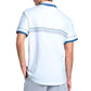 Men`s So Cal Short Sleeve Tennis Polo Malibu Blue Apparel K-Swiss