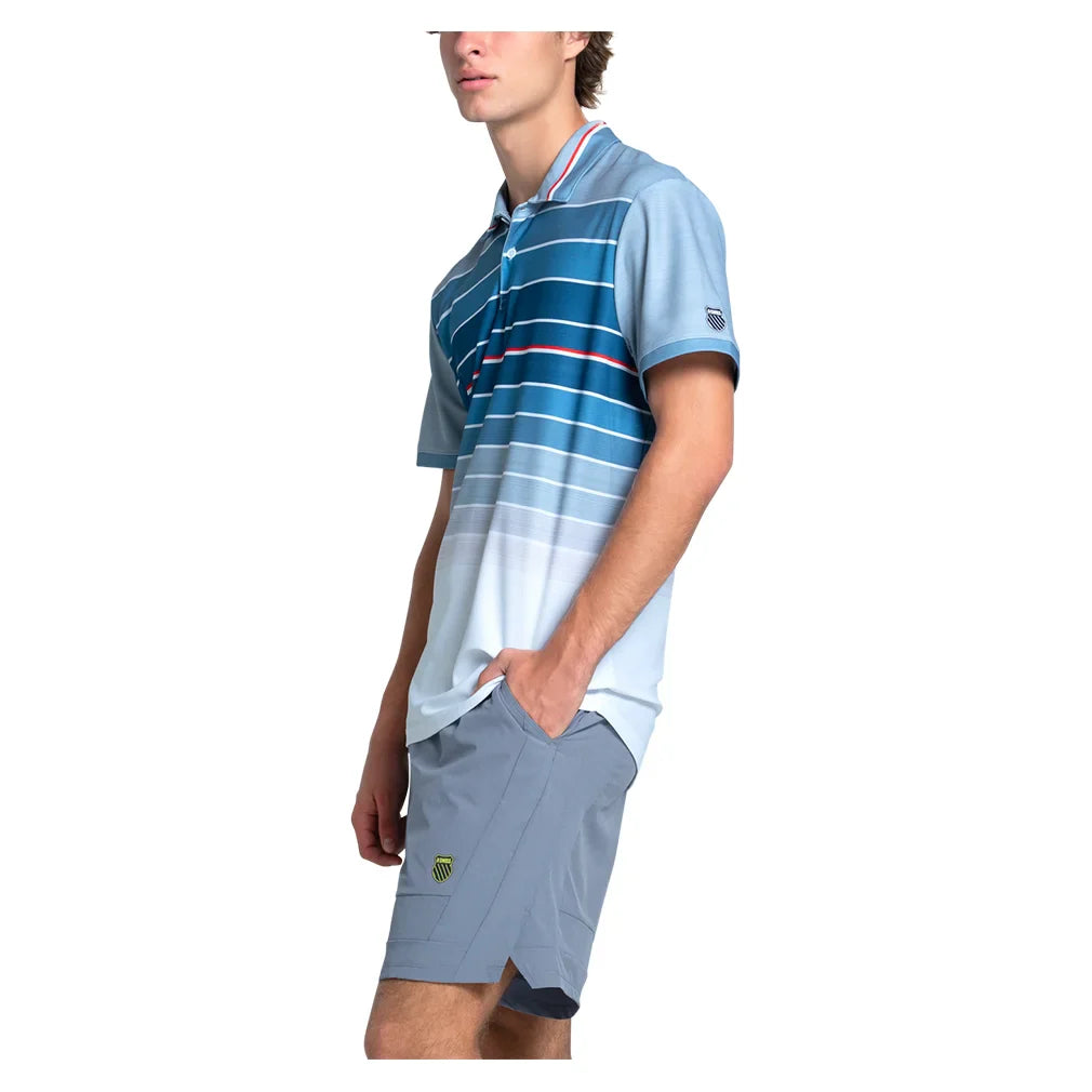 Men`s Voyager Short Sleeve Tennis Polo Infinity Apparel K-Swiss