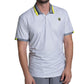 Men`s Striker Short Sleeve Tennis Polo Sharkskin Apparel K-Swiss