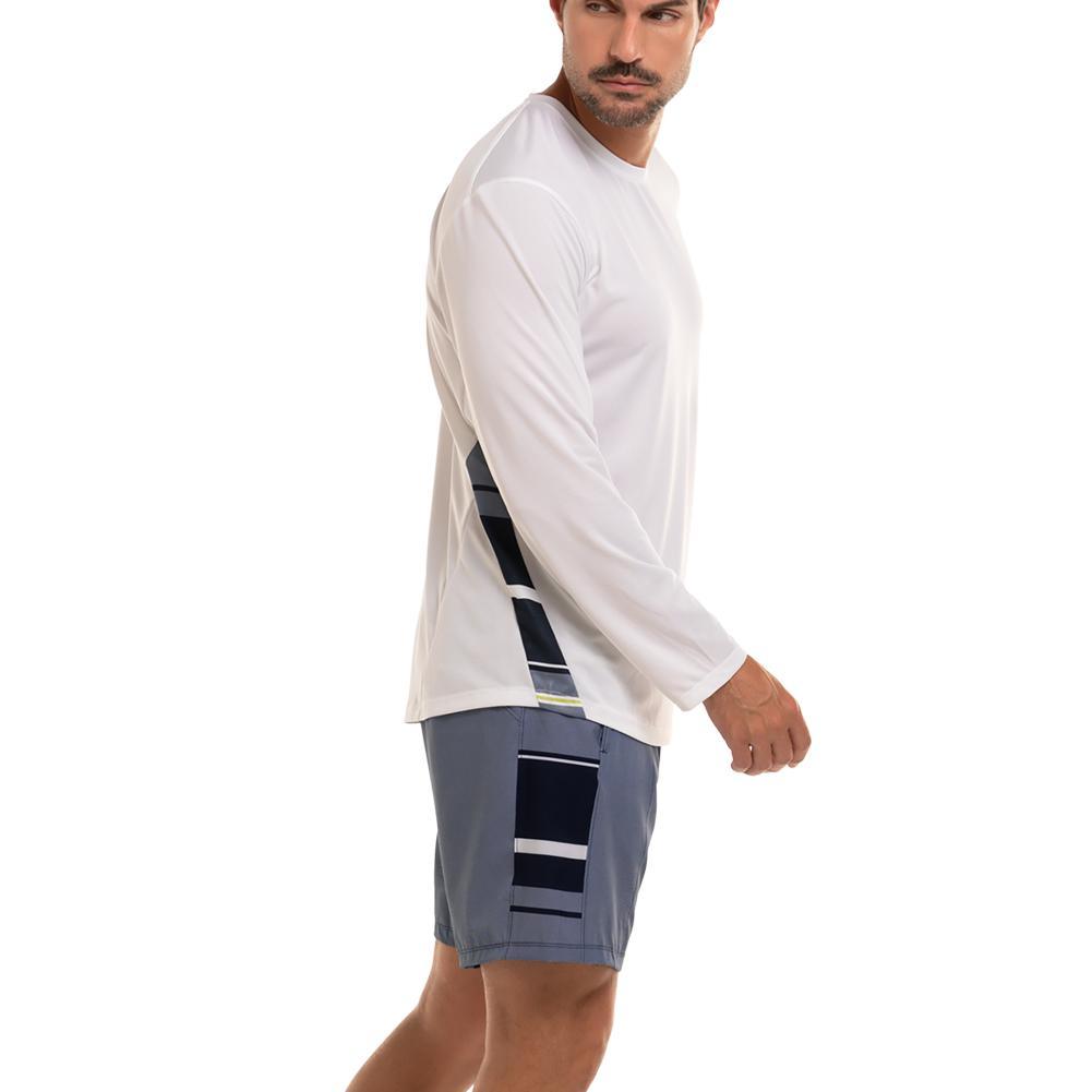 Men's Arise Long Sleeve Tennis Top White Apparel K-Swiss
