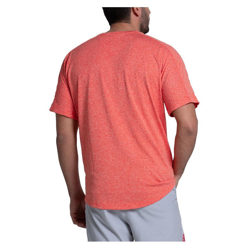 Men's Heather Short Sleeve Tennis Top Spicy Apparel K-Swiss