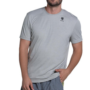 Men`s Resurge Short Sleeve Tennis Crew Zinc Apparel K-Swiss