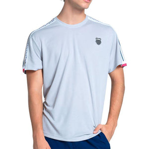 Men`s Short Sleeve Tennis Top Apparel K-Swiss