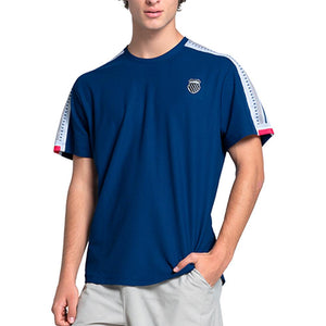 Men`s Short Sleeve Tennis Top Apparel K-Swiss