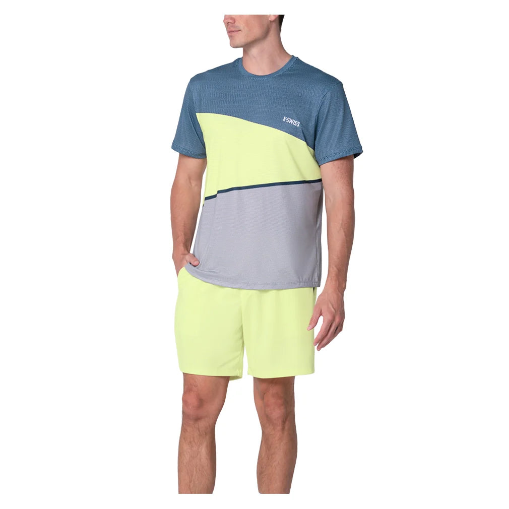 Men`s Tempered Short Sleeve Tennis Top SHRK Apparel K-Swiss