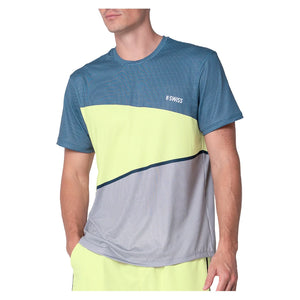 Men`s Tempered Short Sleeve Tennis Top SHRK Apparel K-Swiss