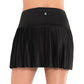 Womens 14.5 Inch Pleated Tennis Skirt Black Apparel K-Swiss