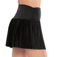 Womens 14.5 Inch Pleated Tennis Skirt Black Apparel K-Swiss