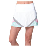 Women`s Pleated 14.5 Inch Tennis Skort Techno Pink Apparel K-Swiss