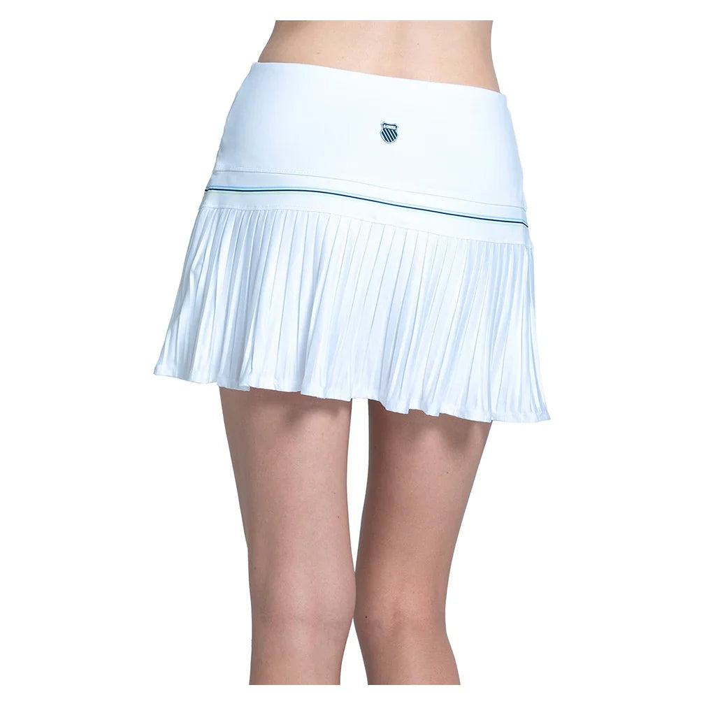 Women`s Court Rush 14 Inch Tennis Skort White Apparel K-Swiss