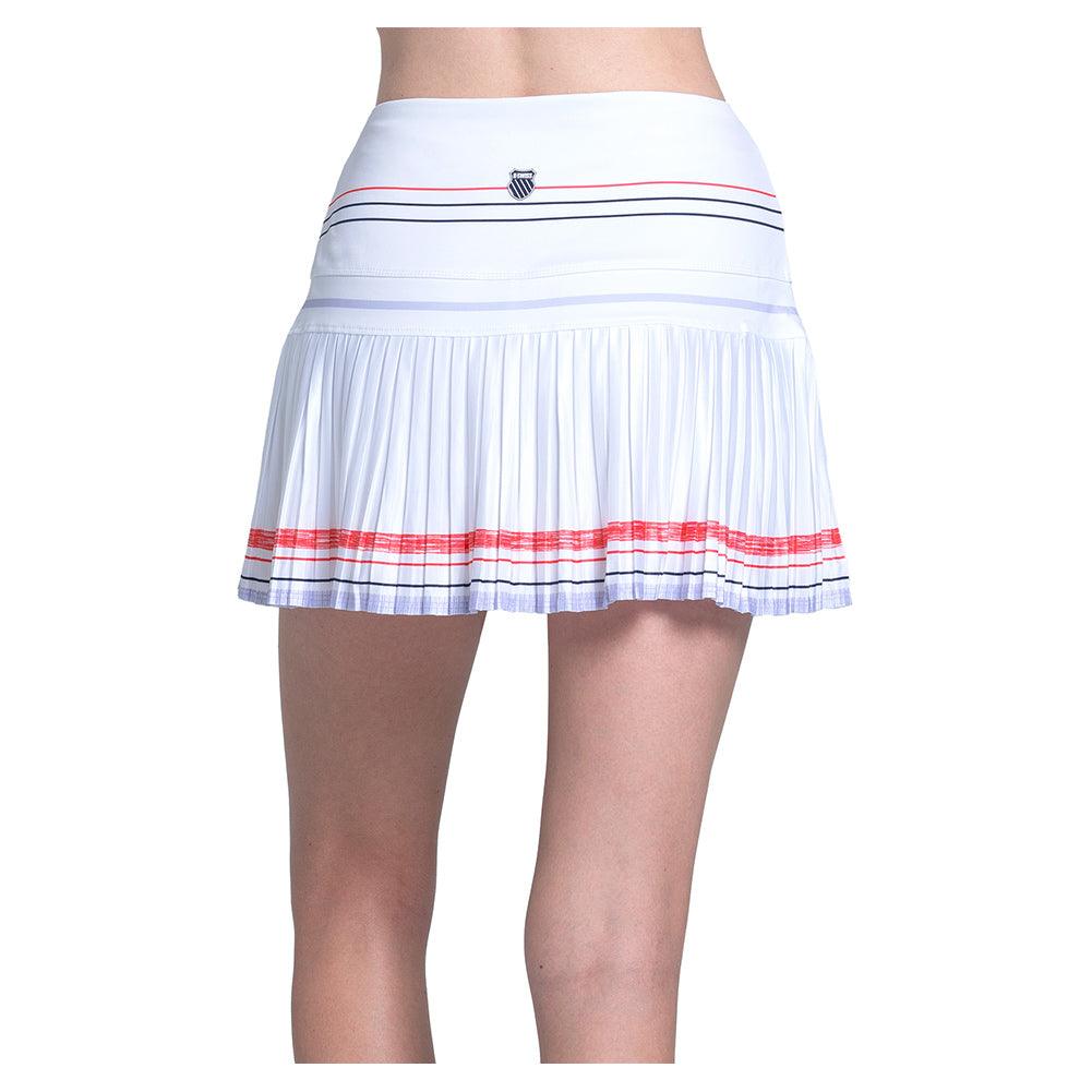 Women`s Rival 14 Inch Tennis Skort Coral Crush Apparel K-Swiss