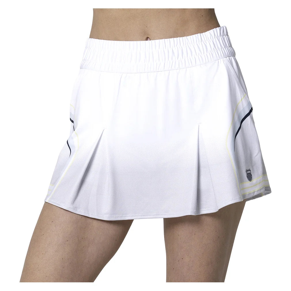 Women`s Doubles 14 Inch Tennis Skorts Meteorite Apparel K-Swiss