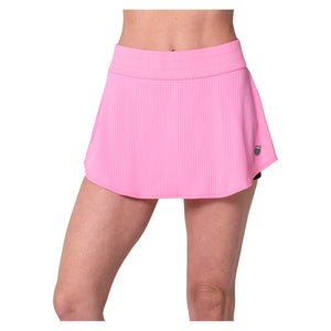 Women`s Motion 13.5 Inch Tennis Skort Techno Pink Apparel K-Swiss