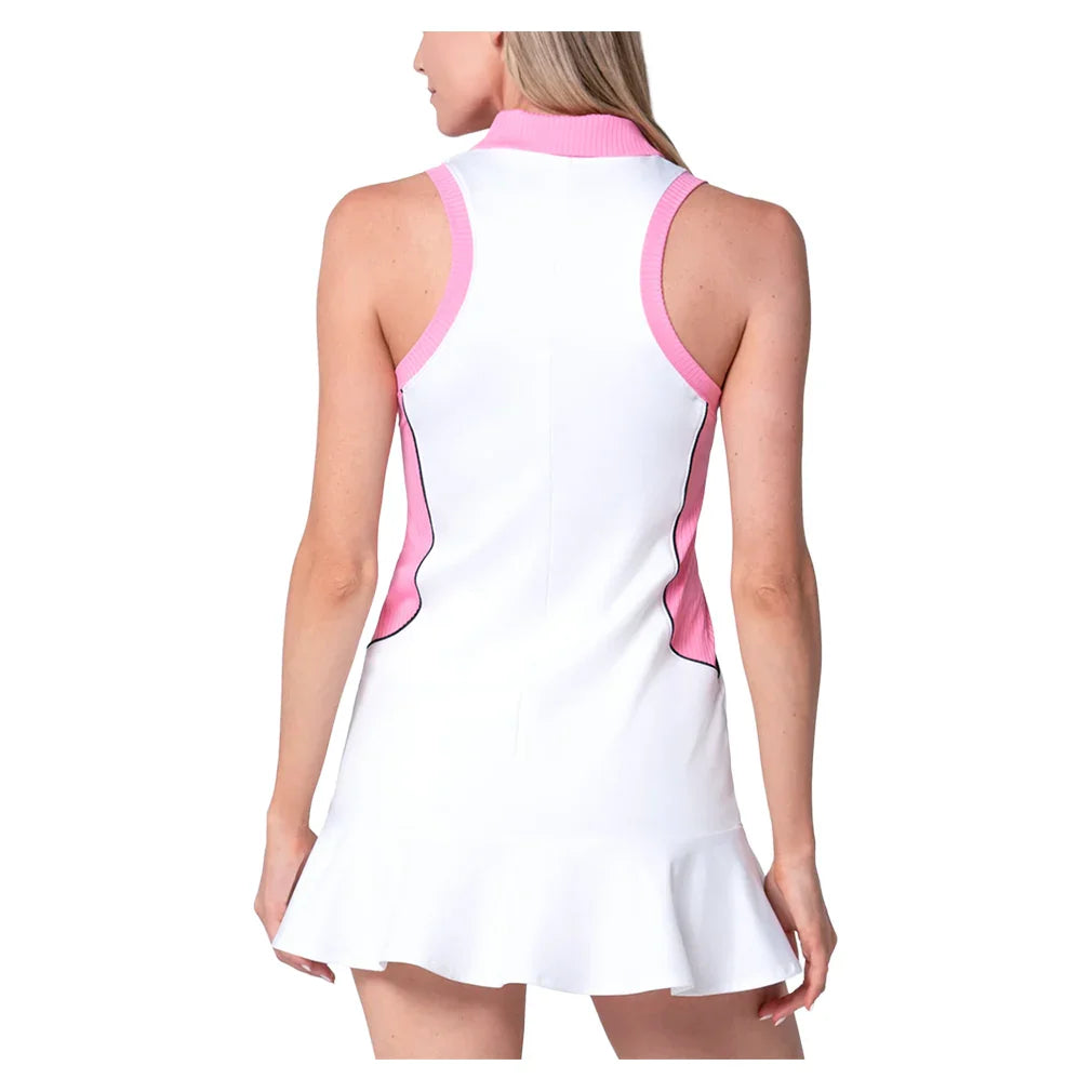 Women`s Hyper Court Tennis Dress Techno Pink Apparel K-Swiss