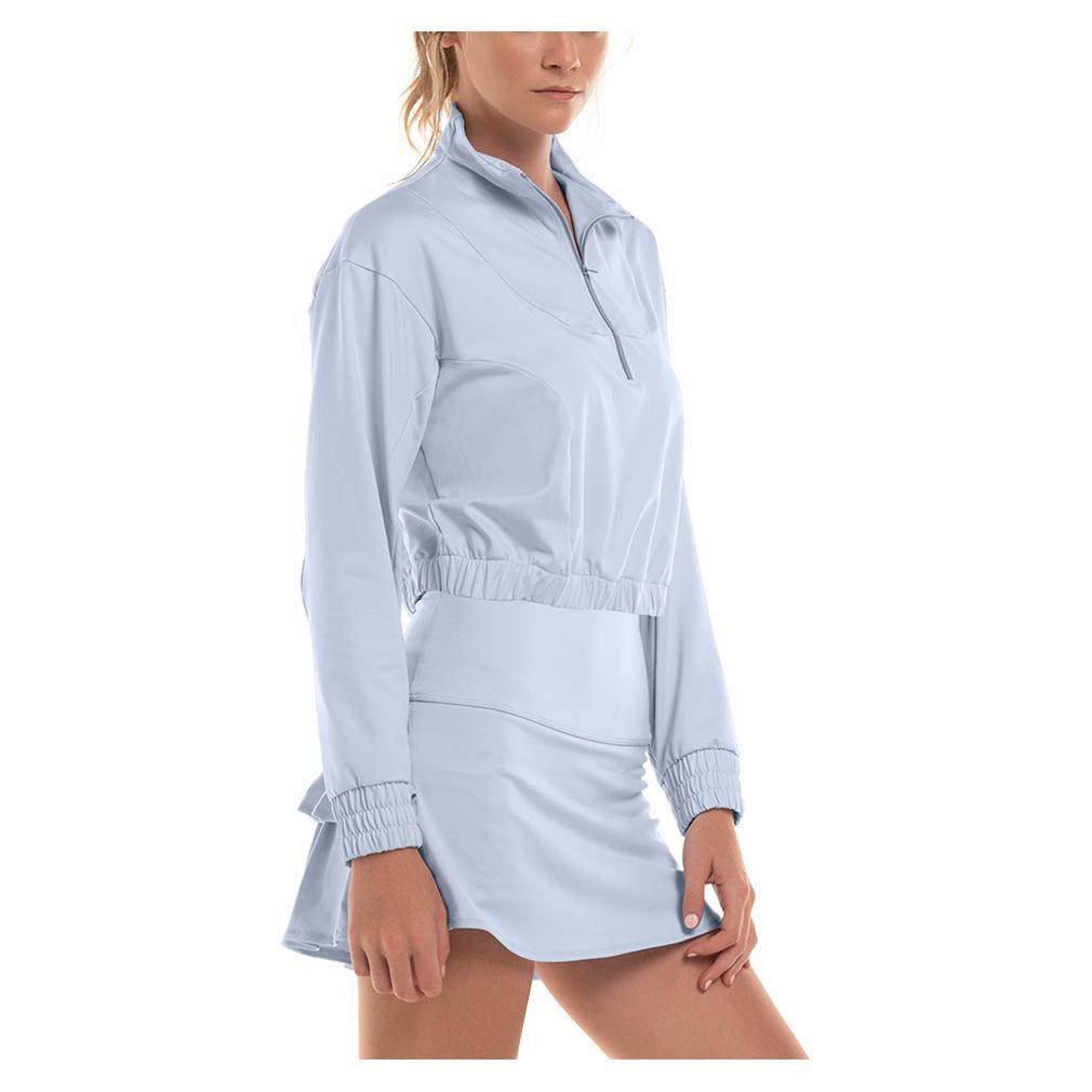 Women's Elevate 1/4 Zip Long Sleeve Tennis Top Glace Apparel K-Swiss